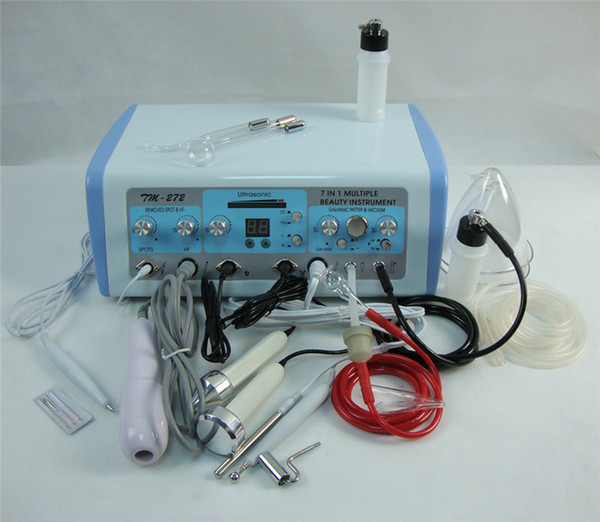 7 in 1 spot removal ultrasonic high frequency electrotherapy galvanic facial machine