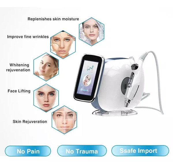 2020 Newest 3 in 1 EMS No-Needle mesotherapy injection facial lifing beauty RF mesotherapy gun facial machine Beauty Equipment