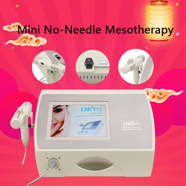 Portable Free Mini No Needle Free Mesotherapy Professional Device Electroporation Mini No-Needle Mesotherapy Fast shipping CE/DHL