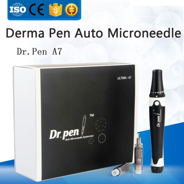 2018 new Adjustable Needle Lengths 0.5mm-3.0mm Electric Derma Pen Stamp Auto Micro Needle Roller Dr. Pen Derma Pen Auto Microneedle System