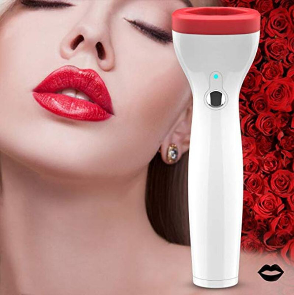 Automatic Lip Plumper Enhancer,Ergonomic Design Portable Hand-Size Sexy Full Lip Plumper,Electric Thicker Lips Plumping Gentle Suction Tool