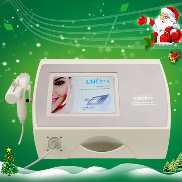 2018 Newest No Needle Mesotherapy Facial Machine For Skin Rejuvenation Wrinkle Removal With Diamond Dermabrasion RF Microcurrent Cooling