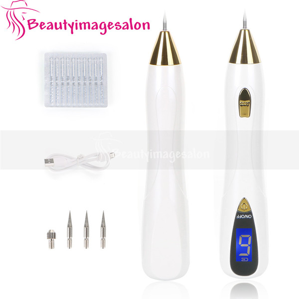 2018 Newest Portable Laser Mole Tattoo Freckle Removal Pen LCD Sweep Dark Spot Mole Remove Machine