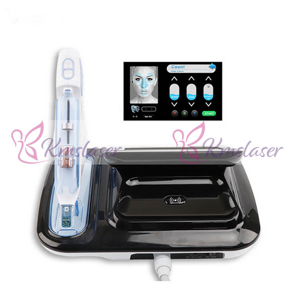 Professional Water Mesotherapy Gun Vanadium- Titanium Injector RF Wrinkle Removal 3 colors light red blue green skin care acne treatment