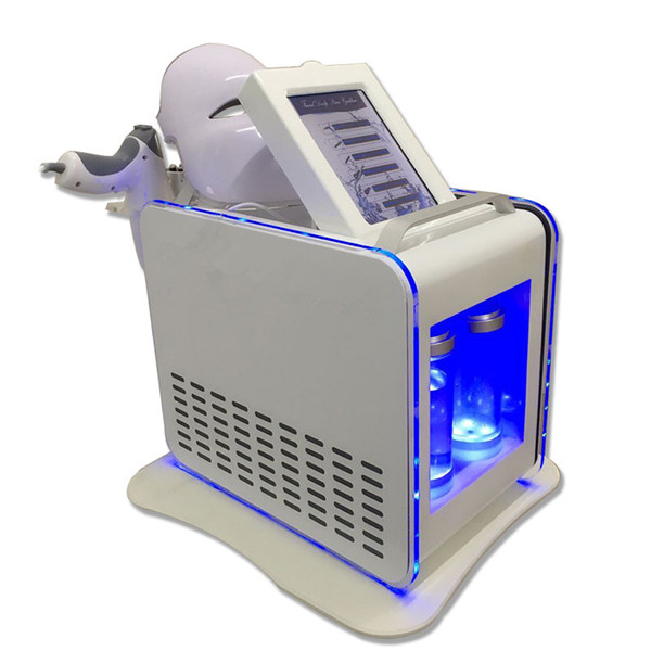 Hot Sale 5 In 1 No Needle Mesotherapy Machine With Ice Cooling For Skin Tightening RF Derma Pen Needle Free Gun LED Facial Mask