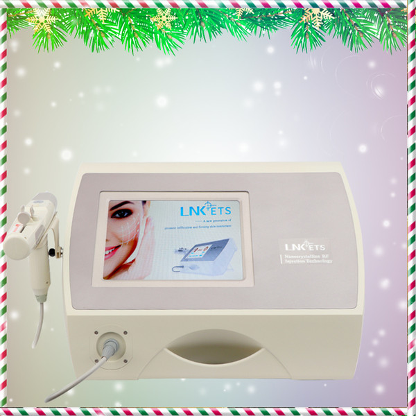 2018 Newest No Needle Mesotherapy Facial Machine For Skin Rejuvenation Wrinkle Removal With Diamond Dermabrasion RF Microcurrent Cooling