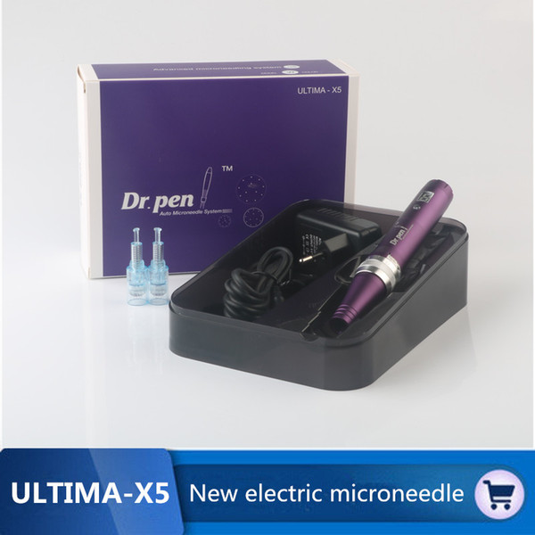 New Wireless Derma Pen Powerful Ultima X5 Microneedle Dermapen Dermastamp Meso 12 Needles Dr.pen Replaceable Cartridge EU/US/UK/AU plug