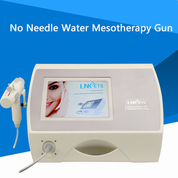 2019 Newest No Needle Mesotherapy Facial Machine For Skin Rejuvenation Wrinkle Removal With Diamond Dermabrasion RF Microcurrent Cooling