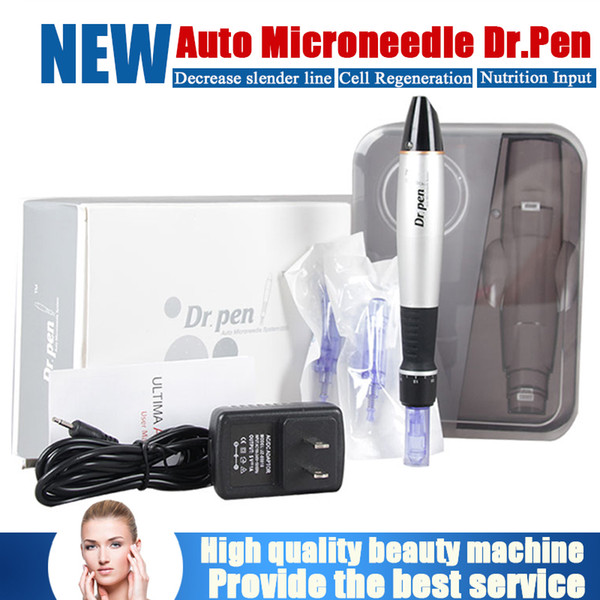 Free shipping Dr. Pen Derma Pen Auto Microneedle System Adjustable Needle Lengths 0.25mm-3.0mm Electric Derma Dr.Pen Stamp Auto Micro Needle