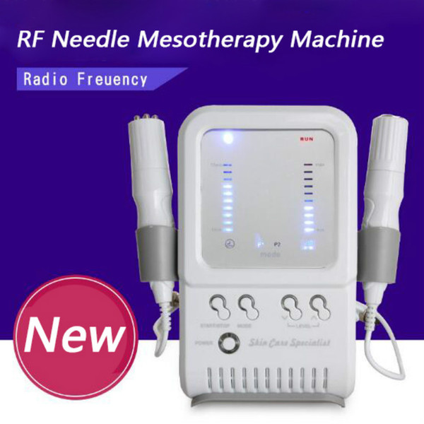 New Bipolar RF & No-needle Mesotherapy Face Body Beauty Device Radio Frequency Electroportion Skin Rejuvenation Wrinkle Removal