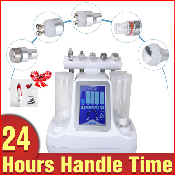 5 in 1 Hydro Dermabrasion RF Bio-lifting Spa Facial care Machine / Hydro Microdermabrasion Facial Machine /water Dermabrasion +gift