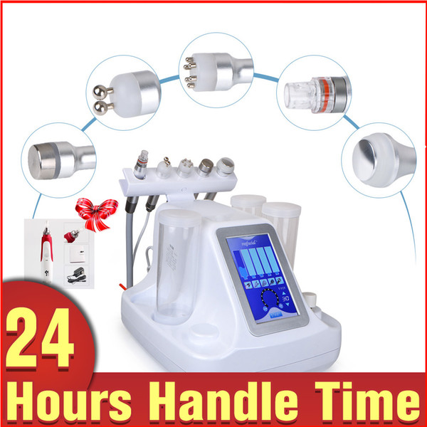 Hydro Microdermabrasion Dermabrasion Peeling Spa Facial Skin Care ultrasonic rf cold hammer beauty device+Auto Derma Pen