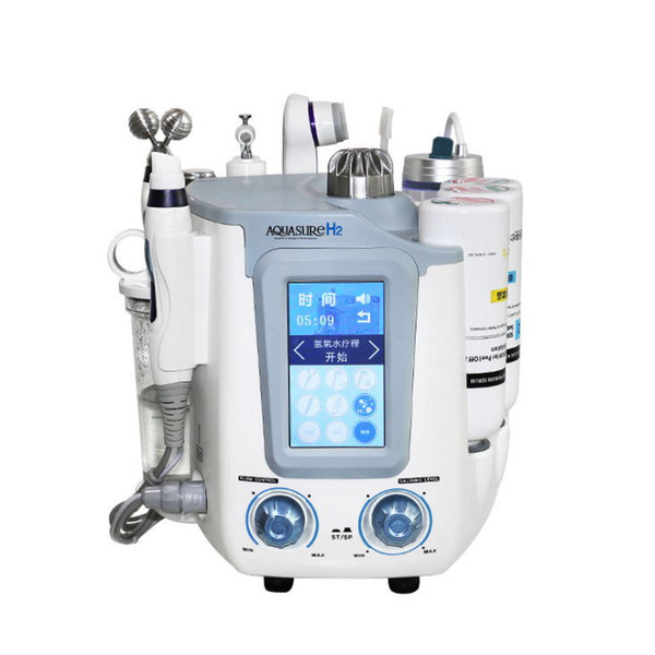 2019 New arrival !!! 6IN1 oxygen facial wrinkle removal machine deep cleaning machine