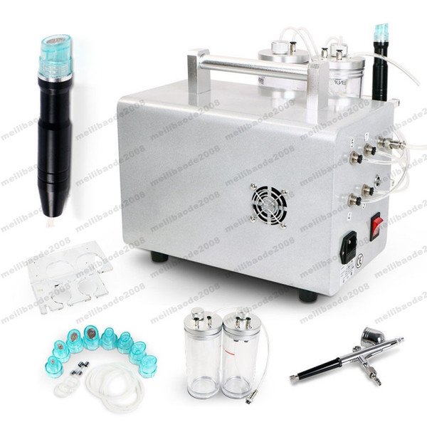 Free Shipping 2In1 Hydro Dermabrasion Microdermabrasion Dermabrasion Peeling Vacuum Oxgyen Jet Spray Skin Rejuvenation Beauty 2017 NEW MYY