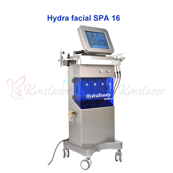 SPA16 hydra facial aqua skin oxygen spray photo led light therapy 7 light colors spa facial skin deep cleansing equipment