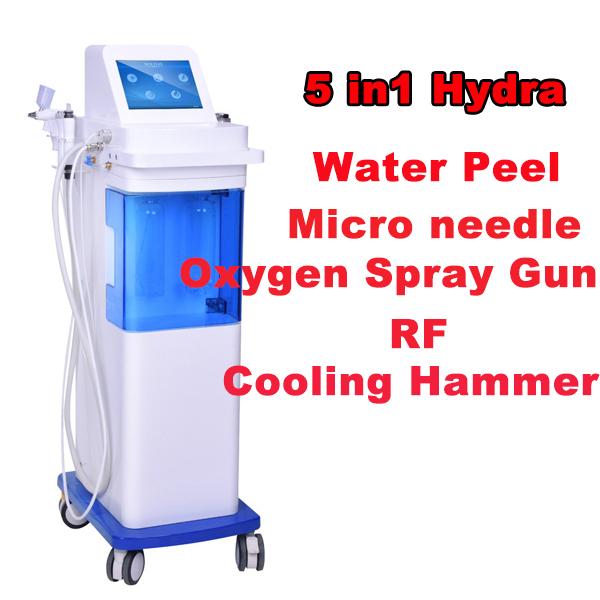 2019 dermabrasion equipment hydro facial Collagen Remodeling hydra dermabrasion Oxygen jet skin care vertical beauty equipment