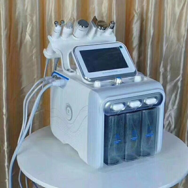 Hydro Microdermabrasion Skin Care Cleaner Water Aqua Jet Oxygen Peeling Ultrasonic RF Cold Hammer Skin Scrubber 6 IN 1 Hydrafacial Machine