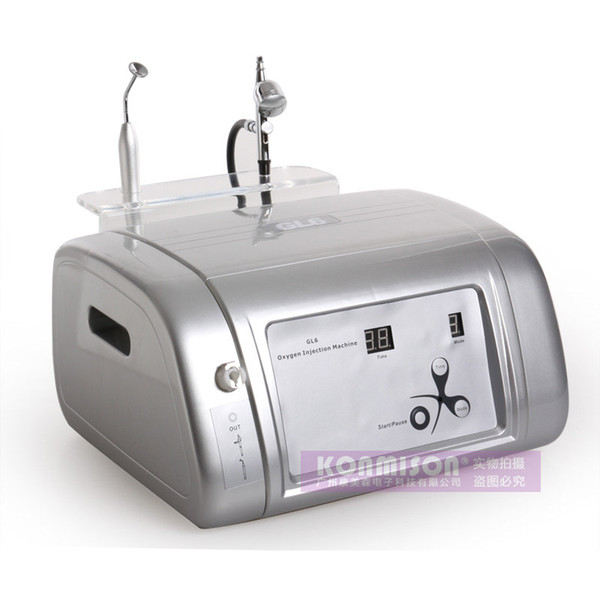 Mini portable oxygen facial machine 2 in 1 with oxygen sprayer oxygen jet peeling for skin rejuvenation DHL Free Shipping