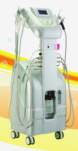 G228A Omnipotent Oxygen Injection Machine with O2 infusion skincare delivery LED light therapy microcurrent BIO