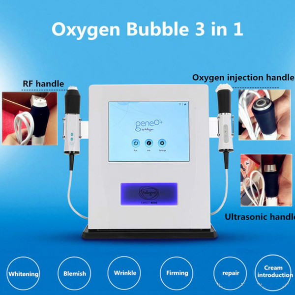 Oxygen 3 in 1 Oxygen Face Lift Wrinkle Remover RF Facial Machine Anti Aging Beauty Equipment