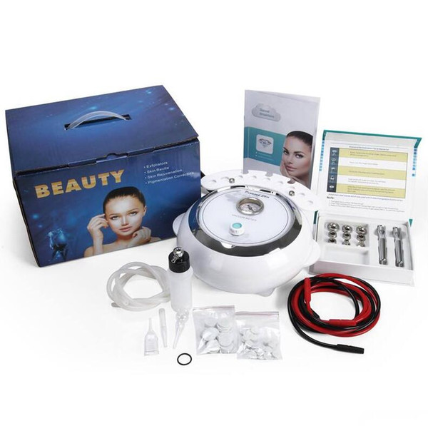 Top quality ! 3 in 1 diamond dermabrasion facial machine with sprayer vacuum for skin cleansing rejuvenation microdermabrasion machine