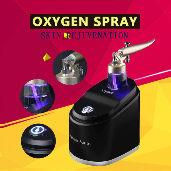 Pure Oxygen Water Spray Jet Facial Massage Skin Rejuvenation Care Peel Machine Whitening Lighten Wrinkles Removal