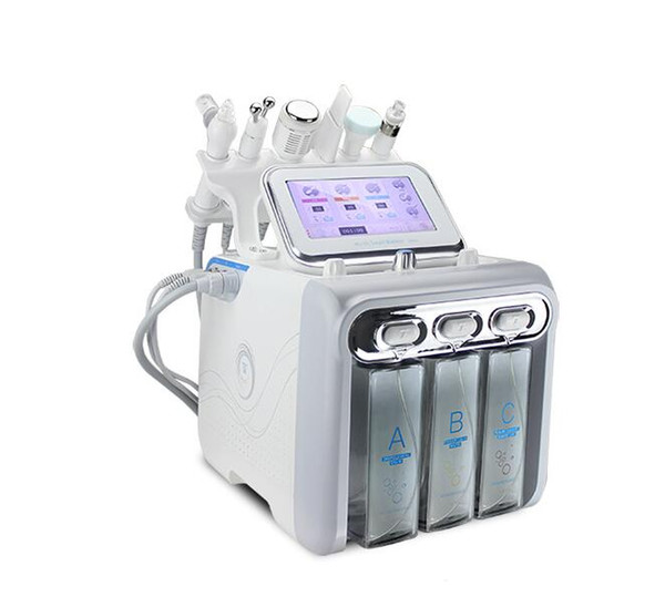 6 in 1 cryo ultrasonic face lift water oxygen jet peel hydro facial machine