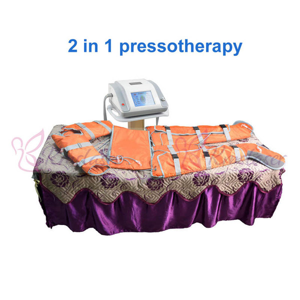 New come 2 in 1 far infrared light air pressure pressotherapy for body slimming lymphatic drainage spa massage equipment