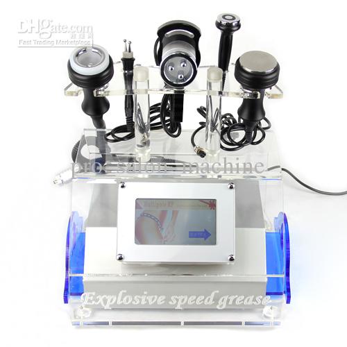 New 5-1 Ultrasonic Cavitation RF Vacuum Biopolar Radio Frequency Facial Care skin rejuvenation Slimming machine