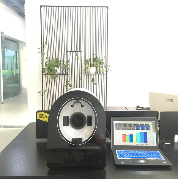 3d facial skin analyzer magic focus mirror For skin diagnosis system 15 Mega pixels Spanish