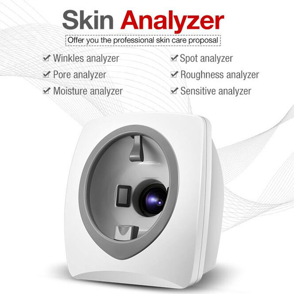 New Smart Skin Scanner Analyzer/Magic Mirror Facial Analysis Machine Digital Image Technologies Camera1/1.7''CCD For Home Use OrBeauty Salon