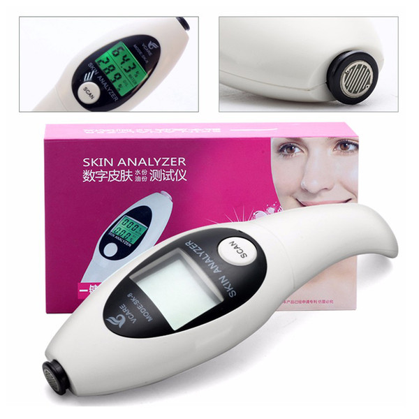 Precision Skin Analyzer Digital LCD Display Facial Body Skin Moisture Oil Tester Meter Analysis Face Care Tool Health Monitor