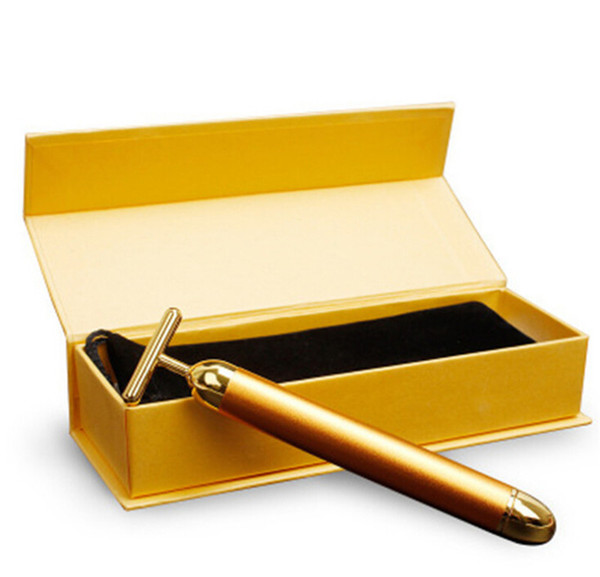 Energy Beauty Bar 24K Gold Pulse Firming Massager Facial Roller Massager Beauty Care Vibration Facial Massage Electric