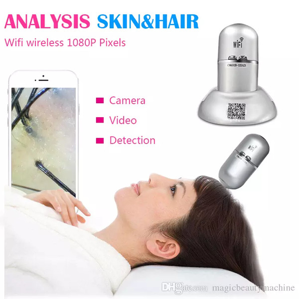 Mini NEW USB Facial Skin Hair Analyzer Diagnosis Scanner Magnifier X200 Magnification Skin Moisture Analyzer Analysis Machine
