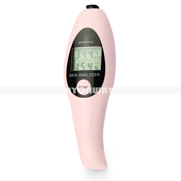 Mini LCD Screen Digital Skin Sensor Facial Water Oil Moisture Analysis Tester For Salon Spa Beauty