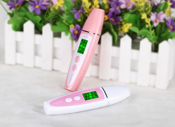Digital Skin Moisture Meter Skin Care Tester Moisture Oil Content Analyzer Monitor Detector Face Care Tool Monitoring New LCD