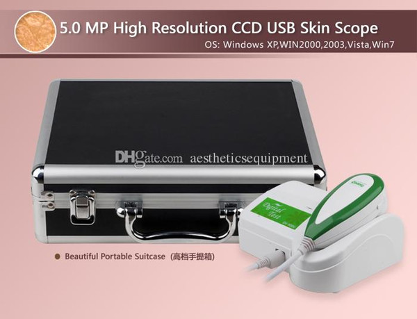 2016 Popular hot sale facial skin analyzer scanner machine with digital skin Diagnostic instrument