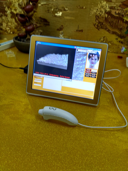 portable Facial Skin Analyzer equipment Digital Skin Moisture Detector with touch screen for Skin Diagnosis System
