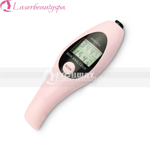 High precision Portable LCD Digital Skin Face Moisture Oil Meter Analyzer Monitor Tester Sensor Water Oil Facial Tester Monitor Spa Beauty
