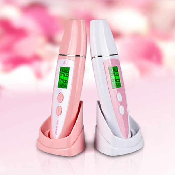 Portable Precision Digital LCD Display Skin Analyzer Tester Facial Body Moisture Oil Tester Analysis Meter Health Monitoring