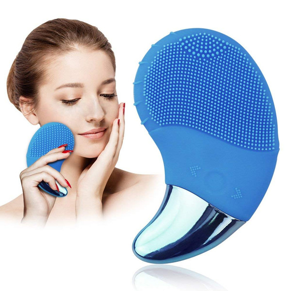 Silicone Face Brush Facial Cleaning Brush Benss Natural Silicone Face Scrubber with Eye Care for Polishing and Scrub Anti-Aging Acid Peels