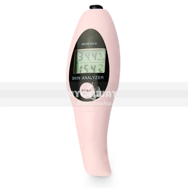 Easy to operate Skin Analyzer Digital LCD Display Facial Body Skin Moisture Oil Tester Meter Analysis Face Care Tool Health Monitor