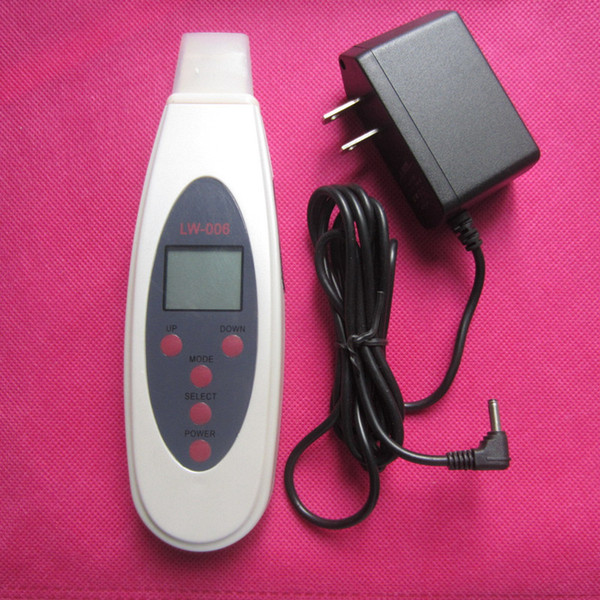 Portable Large LCD Screen Ultrasonic Skin Scrubber Beauty Machine Peel Facial Spa Salon Equipment For Men Or Female Free Shipping