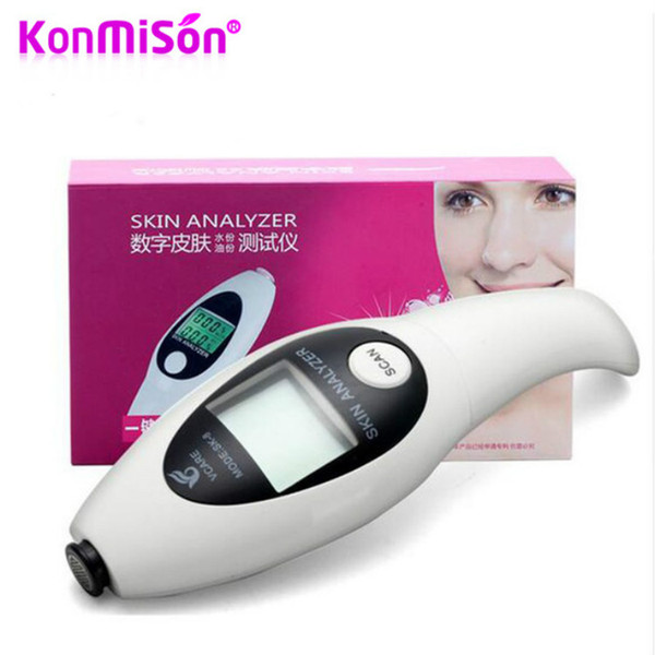 High Precision Skin Analyzer Digital LCD Display Facial Body Skin Moisture Oil Content Tester Meter Analysis Face Care Health Monitor