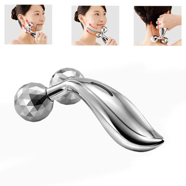 Fast Ship 3D Roller Facial Massager Beauty 360 Degree Rotation Vibration Slim Thin Wrinkle Remover Face Lift Tool Bar Skin Diagnosis Syst