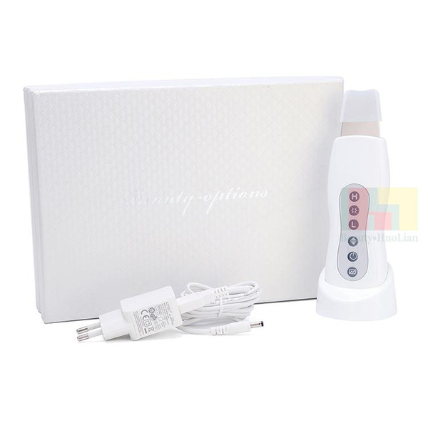 Health beauty Fashion Portable Large LCD Screen Ultrasonic Skin Scrubber Beauty Machine Peel Facial Spa Salon Equipment For Men Or Female