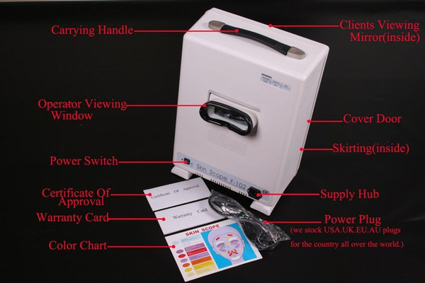 Portable skin analyzer facial skin scope testing beauty machine for different skin problems