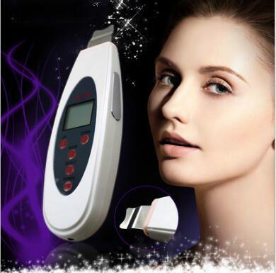 Fashion Portable Large LCD Screen Ultrasonic Skin Scrubber Beauty Machine Peel Facial Spa Salon Equipment For Men Or Female Free Shipping