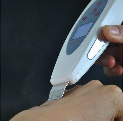 HOT !!! Fashion Portable Large LCD Screen Ultrasonic Skin Scrubber Beauty Machine Peel Facial Spa Salon Equipment For Men Or Female CE/DHL