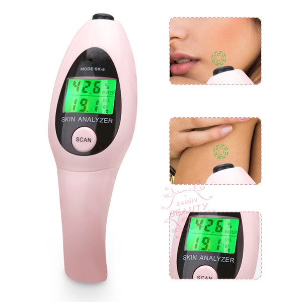 NEW LCD Skin Digital Sensor Analyzer Moisture Water Oil Facial Monitor Tester Beauty Skin Care Device